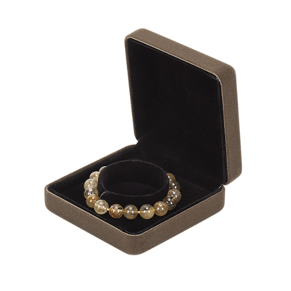 Pu high-end custom jewelry wedding ring bracelet packaging necklace presentation box with logo  - 副本