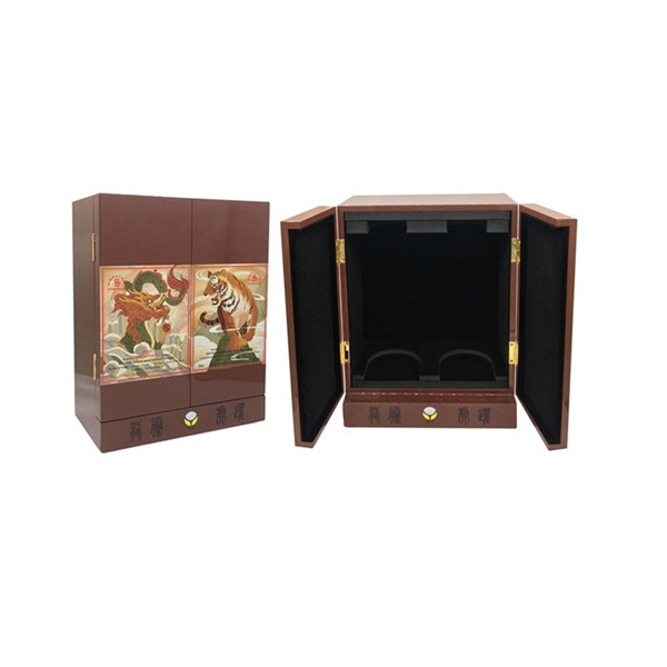 Chinese Wholesale Double Door Whisky Packaging Boxes