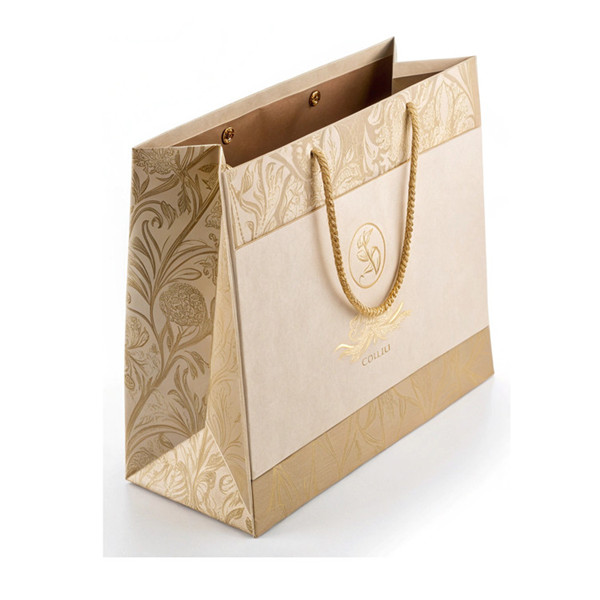 Hot Sale Natural-Colored Tote Paper Bag