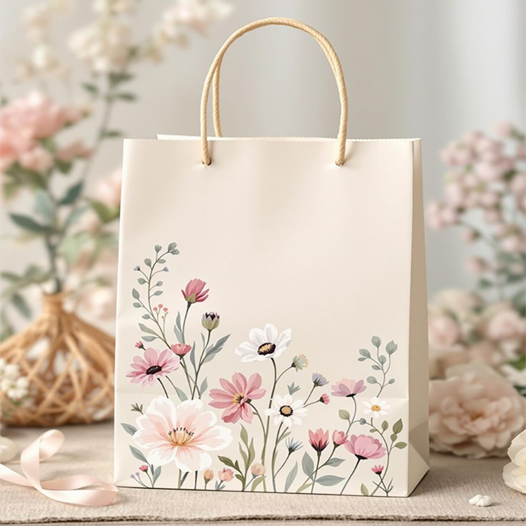 Free Design Serene and Harmonious Paper Bag