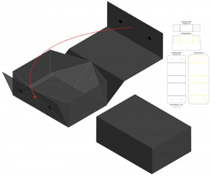 Wholesale folding Gift Box